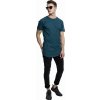 Prodloužené mírně zaoblené pánské triko Urban Classics 100% bavlna (Barva vojenská zelená, Velikost XXL)