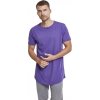 Prodloužené mírně zaoblené pánské triko Urban Classics 100% bavlna (Barva vojenská zelená, Velikost XXL)