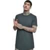 Prodloužené mírně zaoblené pánské triko Urban Classics 100% bavlna (Barva vojenská zelená, Velikost XXL)