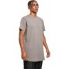 Prodloužené mírně zaoblené pánské triko Urban Classics 100% bavlna (Barva vojenská zelená, Velikost XXL)