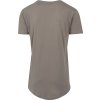 Prodloužené mírně zaoblené pánské triko Urban Classics 100% bavlna (Barva vojenská zelená, Velikost XXL)