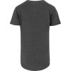 Prodloužené mírně zaoblené pánské triko Urban Classics 100% bavlna (Barva vojenská zelená, Velikost XXL)