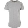 Prodloužené mírně zaoblené pánské triko Urban Classics 100% bavlna (Barva vojenská zelená, Velikost XXL)