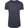 Prodloužené mírně zaoblené pánské triko Urban Classics 100% bavlna (Barva vojenská zelená, Velikost XXL)