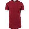 Prodloužené mírně zaoblené pánské triko Urban Classics 100% bavlna (Barva vojenská zelená, Velikost XXL)