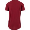 Prodloužené mírně zaoblené pánské triko Urban Classics 100% bavlna (Barva vojenská zelená, Velikost XXL)