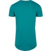 Prodloužené mírně zaoblené pánské triko Urban Classics 100% bavlna (Barva vojenská zelená, Velikost XXL)