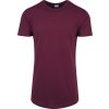 Prodloužené mírně zaoblené pánské triko Urban Classics 100% bavlna (Barva vojenská zelená, Velikost XXL)