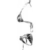Minimalistické dámské bikiny s palmami Urban Classics