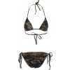 Dvoudílné trojúhelníčkové bikiny Urban Classics kamufláž (Barva tmavá kamufláž, Velikost L)