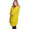 Dámský oversize svetr Urban Classics z polyakrylu s křížením na břiše (Velikost 3XL, Barva lemonmustard)