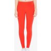 Dámské legíny z žerzeje s krytým elastickým pasem American Apparel červená