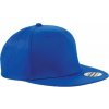 5-panelová snapback raperská čepice s rovným kšiltem Beechfield modrá výrazná