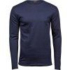 Teplé pánské organické triko Tee Jays interlock s dlouhým rukávem 220 g/m