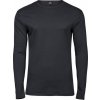Teplé pánské organické triko Tee Jays interlock s dlouhým rukávem 220 g/m