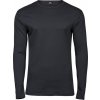 Teplé pánské organické triko Tee Jays interlock s dlouhým rukávem 220 g/m
