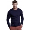 Teplé pánské organické triko Tee Jays interlock s dlouhým rukávem 220 g/m (Barva černá, Velikost 3XL)