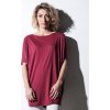 Dámské oversize triko Chloé z organické bavlny a lyocellu s netopýřími rukávy, 120 g/m (Barva černá, Velikost S)