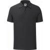 Pánská slim-fit polokošile Iconic Fruit of the Loom s rozparky 180 g/m (Barva černá, Velikost 3XL)