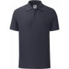 Pánská slim-fit polokošile Iconic Fruit of the Loom s rozparky 180 g/m (Barva černá, Velikost 3XL)
