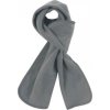 Teplá měkká fleecová šála 154 x 25 cm Atlantis šedá