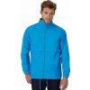 Skládací nylonová větrovka Sirocco se skrytou kapucí v límci (Velikost S, Barva modrá atolová)