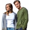 Organická unisex letní mikina Neutral se zipem a kapucí 155 g/m (Barva černá, Velikost 3XL)