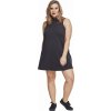 Strečové áčkové šaty Urban Classics se stojáčkem 210 g/m (Barva černá, Velikost 3XL)