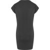 Elegantní minišaty Scuba Urban Classics s výrazným lemem 290 g/m (Barva černá, Velikost L)