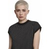 Lehké bavlněné proužkované šaty Urban Classics se stojáčkem 180 g/m