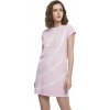 Pastelově batikované letní šaty Urban Classics ke kolenům 180 g/m (Velikost 3XL, Barva modro-černá)