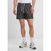 Proužkované šortky plavky Urban Classics (Barva černá, Velikost 3XL)