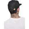Klasická kšiltovka Flexfit snapback s měkkým předním panelem, 5-panelová (Barva černá)