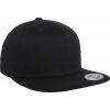 Kšiltovka Flexfit snapback z organické bavlny s vyztuženým předním dílem (Barva černá)