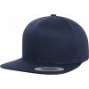 Kšiltovka Flexfit snapback z organické bavlny s vyztuženým předním dílem (Barva černá)
