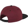 Dvoubarevná melírová kšiltovka Flexfit snapback 6-panelů Flexfit