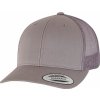 Snapback čepice Flexfit Retro Trucker se síťkou Flexfit Stone Grey