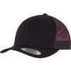 Snapback čepice Flexfit Retro Trucker se síťkou Flexfit černá