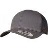 Snapback čepice Flexfit Retro Trucker se síťkou Flexfit šedá tmavá