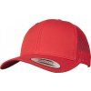 Snapback čepice Flexfit Retro Trucker se síťkou Flexfit červená
