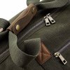Voskovaná plátěná cestovní taška Holdall 19 l (Barva černá, Velikost 48 x 26 x 24 cm)