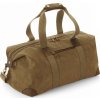 Voskovaná plátěná cestovní taška Holdall 19 l (Barva černá, Velikost 48 x 26 x 24 cm)