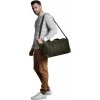 Voskovaná plátěná cestovní taška Holdall 19 l (Barva černá, Velikost 48 x 26 x 24 cm)