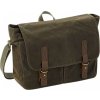 Voskovaná plátěná canvas brašna Messenger 7 litrů (Barva béžová písková, Velikost 34 x 26 x 12 cm)