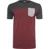 Trojbarevné prodloužené tričko Urban Classics s kapsičkou Urban Classics