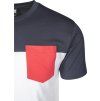 Trojbarevné prodloužené tričko Urban Classics s kapsičkou Urban Classics