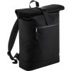 Rolovací batoh na notebook 15,6 " ze 100% recyklovaného polyesteru (Velikost 32 x 44 x 13 cm, Barva černá)