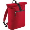 Rolovací batoh na notebook 15,6 " ze 100% recyklovaného polyesteru (Velikost 32 x 44 x 13 cm, Barva černá)