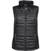Softshellová prošívaná vesta Bodywarmer s polstrováním Tee Jays černá - černá