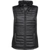 Softshellová prošívaná vesta Bodywarmer s polstrováním Tee Jays černá - černá